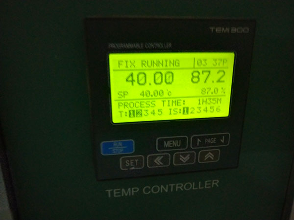 設(shè)置恒溫箱為40&deg;
