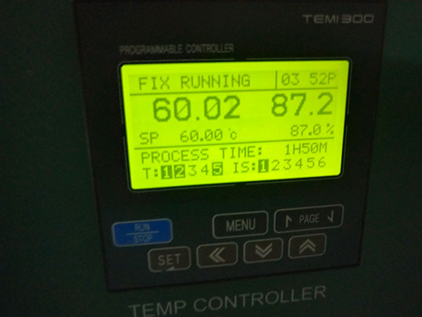 設(shè)置恒溫箱為60&deg;
